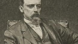 Portret Henryka Sienkiewicza, autorstwa Józefa Łoskoczyńskiego. Źródło: BN Polona