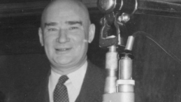 Przewodniczący Komitetu do Spraw Radiofonii i Telewizji Włodzimierz Sokorski 1960 r. Fot. PAP/CAF