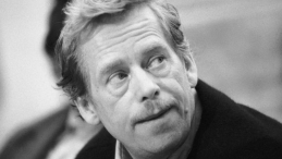Vaclav Havel. 1989 r. Fot. PAP/CTK 
