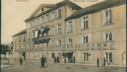 Biblioteka Załuskich w Warszawie – pocztówka sprzed 1915 r. Źródło: CBN Polona