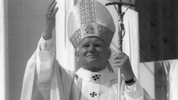 III pielgrzymka papieża Jana Pawła II do Polski. Warszawa 14.06.1987. Fot. PAP/W. Kryński