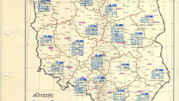 Operacja SB „Podhale” wobec wydarzeń w Czechosłowacji 1968 – mapa dot. danych z 21-27.08.1968. Źródło: IPN/Grzegorz Majchrzak 