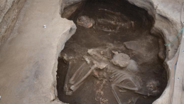 Pochówki sprzed ok. 8 tys. lat. Fot. Çatalhöyük Research Project