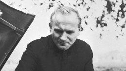 Biskup Karol Wojtyła. Fot. PAP/Reprodukcja J. Grelowski 