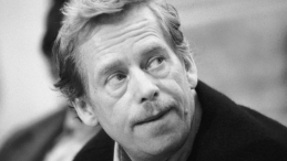 Václav Havel, 1989 r. Fot. PAP