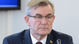 Przewodniczący litewskiego parlamentu Viktoras Pranckietis. Fot. PAP/J. Kamiński