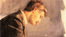Julian Fałat autoportret 1873.  PAP/Alamy Stock Photo