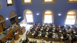 Estoński parlament. 2019 r. Fot. PAP/EPA