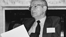 Prof. Aleksander Gieysztor. Źródło: Wikipedia Commons