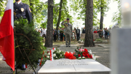Główne uroczystości w ramach obchodów 100. rocznicy obrony Płocka przed armią bolszewicką na Cmentarzu Garnizonowym w Płocku. Fot. PAP/Sz. Łabiński