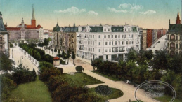 Szczecin na przedwojennej pocztówce. Wikimedia Commons