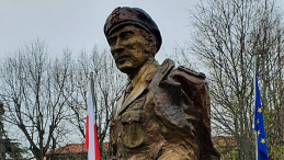 Pomnik generała Władysława Andersa. Fot. Konsulat Generalny RP w Mediolanie