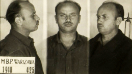 Mjr Zygmunt Szendzielarz po aresztowaniu w 1948 r. Źródło: Wikipedia Commons