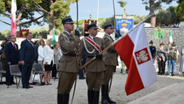 Uroczystości na Polskim Cmentarzu Wojennym w Loreto. 17.07.2021. Źródło:  UdSKiOR