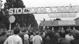 Tak rodziła się „Solidarność”. Sierpień ’80 w Gdańsku. Fot. PAP/J. Uklejewski