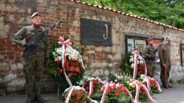 75. rocznica rozbicia więzienia św. Michała w Krakowie. Źródło: IPN/fot. J. Ślęzak