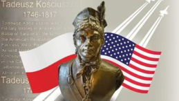 Odsłonięcie pomnika Tadeusza Kościuszki na Greenpoincie 