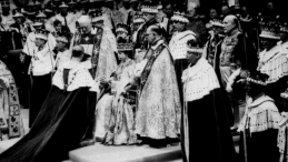 Uroczystość koronacji królowej brytyjskiej Elżbiety II. 02.06.1953. Fot. PAP/EPA