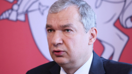 Białoruski polityk Paweł Łatuszka. Fot. PAP/L. Szymański