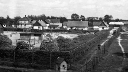 Obóz w Sobiborze, 1943 r. Źródło: Wikipedia Commons