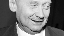 Warszawa, 1963 r. Stefan Kisielewski, kompozytor, pedagog, krytyk muzyczny, publicysta i pisarz. Fot. PAP/CAF/C. Langda 