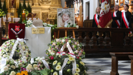 Uroczystości pogrzebowe aktorki Zofii Kucówny w Bazylice Świętego Krzyża na Krakowskiem Przedmieściu w Warszawie. Fot. PAP/R. Guz