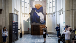 Fotografia wykonana w Strefie Gazy przez Mohammeda Salema. EPA/Robin van Lonkhuijsen PAP/EPA.