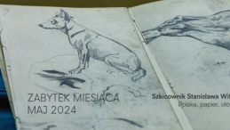 Szkicownik Stanisława Witkiewicza zabytkiem miesiąca. Źródło: Muzeum Podlaskie