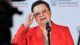 Wiceminister edukacji Katarzyna Lubnauer. PAP/Szymon Pulcyn
