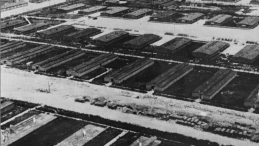 Zdjęcie lotnicze KL Majdanek, czerwiec 1944 r. Źródło: en.wikipedia