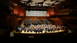 Koncert rozpoczynający 6. Międzynarodowy Festiwal Muzyki Europy Środkowo-Wschodniej „Eufonie” w Centrum Kongresowym ICE w Krakowie. Fot. PAP/Art Service