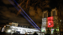 Katedra Notre Dame w Paryżu przed ponownym otwarciem po odbudowie, fot. PAP/EPA/M. Badra