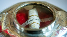 Relikwie św. Walentego w kościele w Chełmnie, fot. PAP/Tytus Żmijewski