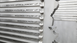 Odsłonięcie Muru Pamięci Ofiar Obławy Augustowskiej w Augustowie, 2023 r. PAP/Artur Reszko