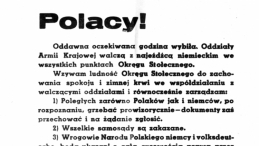 Ulotka dowództwa Armii Krajowej zawiadamiająca o rozpoczęciu powstania, 1 sierpnia  1944 r. /NAC