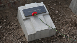Polski Cmentarz Wojenny Ługowoje w obwodzie żambylskim w Kazachstanie, 2016 r. Fot. PAP/Rafał Guz