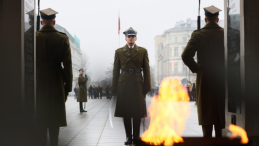 Uroczystości przy Grobie Nieznanego Żołnierza na pl. Piłsudskiego w Warszawie. Fot. PAP/Leszek Szymański