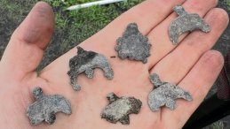 Pozostałości chat i setki przedmiotów codziennego użytku sprzed tysiąca lat odkryto w Wolinie. Fot. K. Kokora / Instytut Archeologii i Etnologii PAN