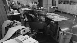 Paweł Kwieciński, redaktor naczelny Redakcji Informacji PAP, 17 lipca 1981 r., Warszawa