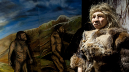 Centrum Neandertalczyka przy Jaskini Raj, w Chęcinach koło Kielc. Fot. PAP/Michał Walczak