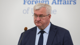 Minister Spraw Zagranicznych Ukrainy Andrij Sybiha. Fot. PAP/Victor Kovalchuk