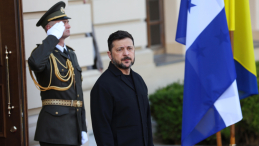 Prezydent Ukrainy Wołodymyr Zełenski. Fot. PAP/Victor Kovalchuk