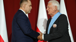 Krzysztof Wyszkowski odznaczony przez prezydenta Karola Nawrockiego Orderem Orła Białego. Fot. PAP/Adam Warżawa
