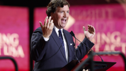 Tucker Carlson. Fot. PAP/EPA/Caroline Brehman