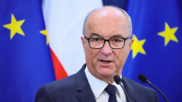 Marszałek Włodzimierz Czarzasty podczas konferencji prasowej w Sejmie. Fot. PAP/Leszek Szymański