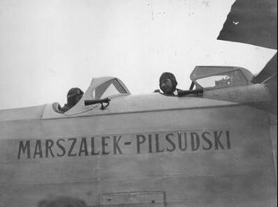 Marszałek Piłsudski - samolot Idzikowskiego i Kubali. Fot. NAC