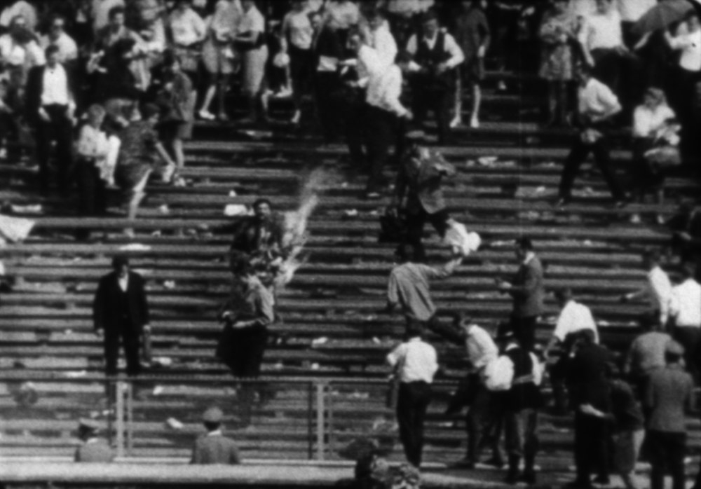 Ryszard Siwiec dokonał samospalenia 8 września 1968 r. na Stadionie Dziesięciolecia. Źródło: IPN/Grzegorz Majchrzak 