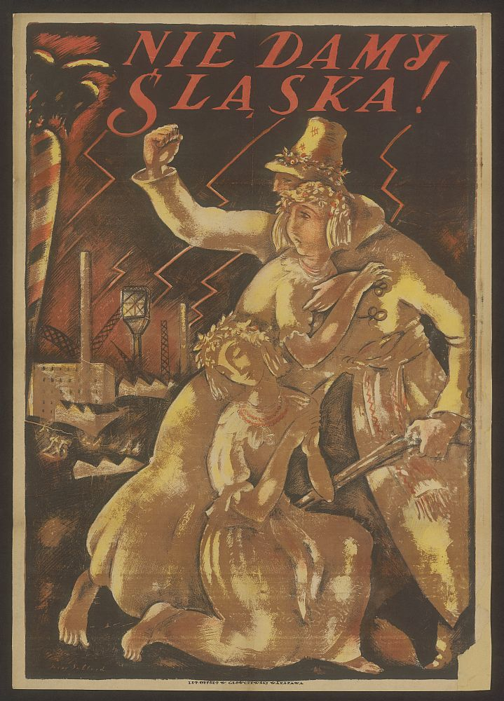 Plakat z 1920 r. autorstwa Jerzego Gelbarda. Źródło: Biblioteka Narodowa