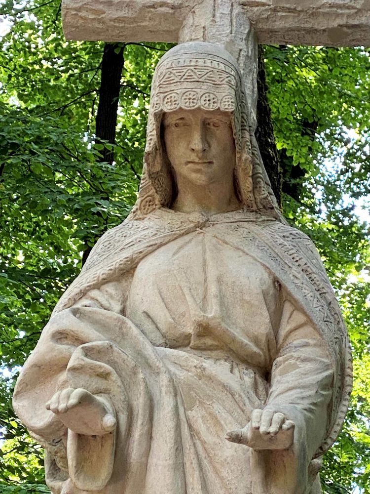 Pomnik na grobie Czerwińskich w Rydze. Źródło: Narodowy Instytut Polskiego Dziedzictwa Kulturowego za Granicą POLONIKA
