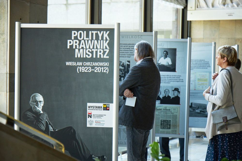 Otwarcie wystawy „Polityk. Prawnik. Mistrz. Wiesław Chrzanowski (1923–2012)”. Źródło: Muzeum Historii Polski